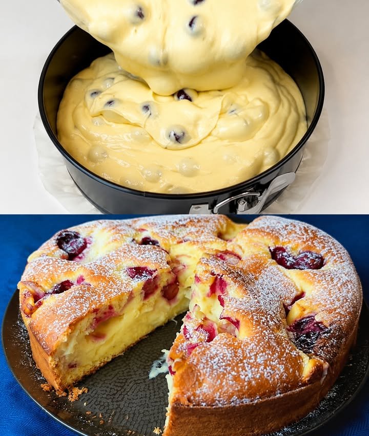 Blitz Kirschkuchen mit Pudding – Schnell & Lecker