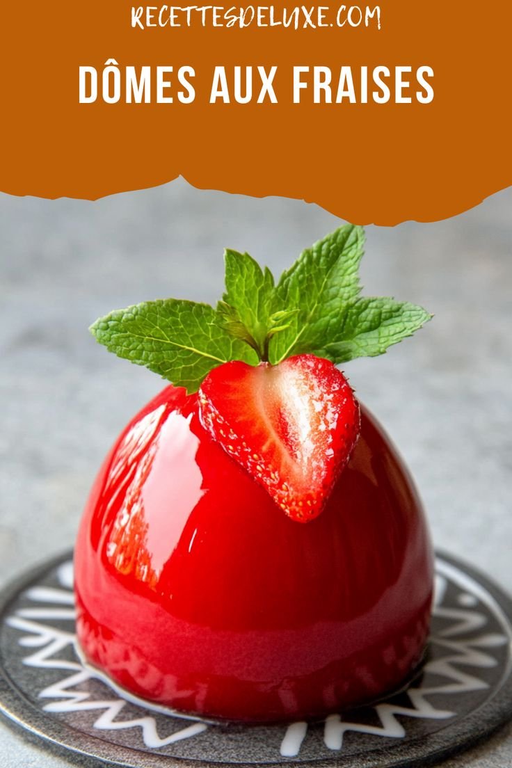 Dômes aux Fraises : Le Dessert Élégant et Gourmand pour Épater vos Invités 🍓✨