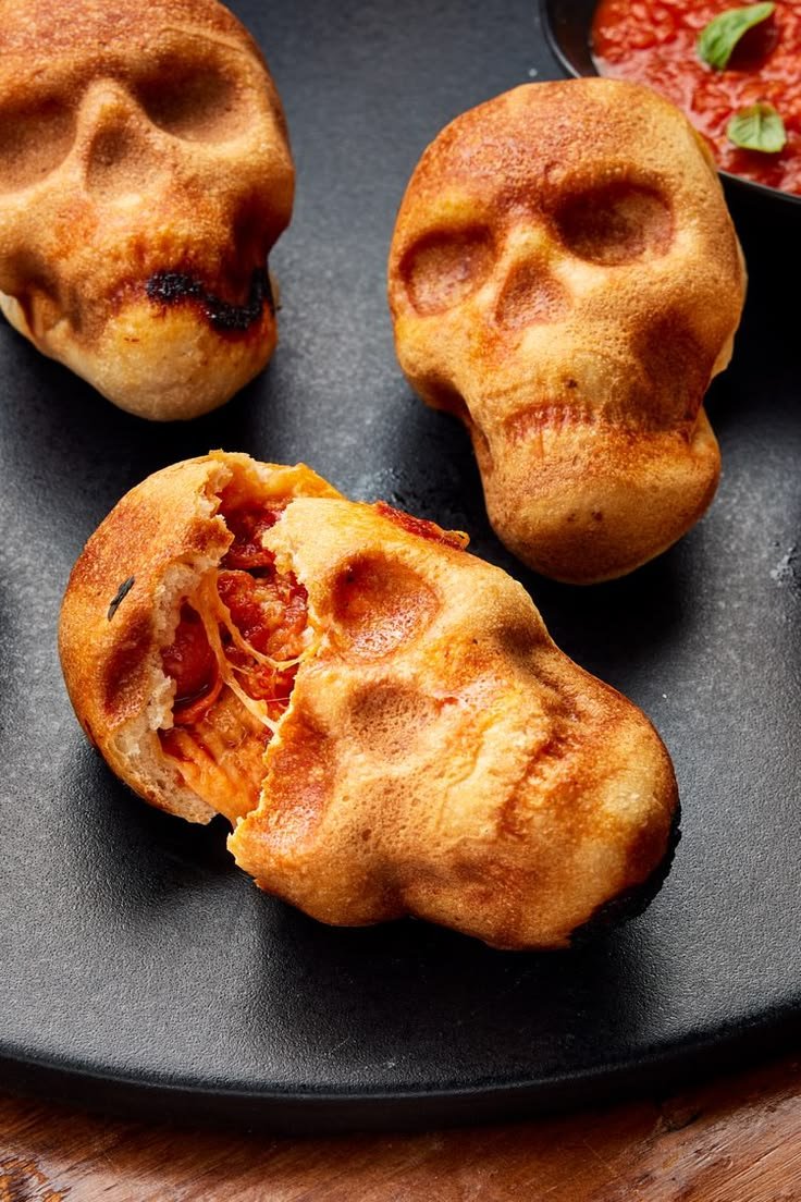 Pizza Skulls Are the Deliciously Spooky Snack You Need This Halloween