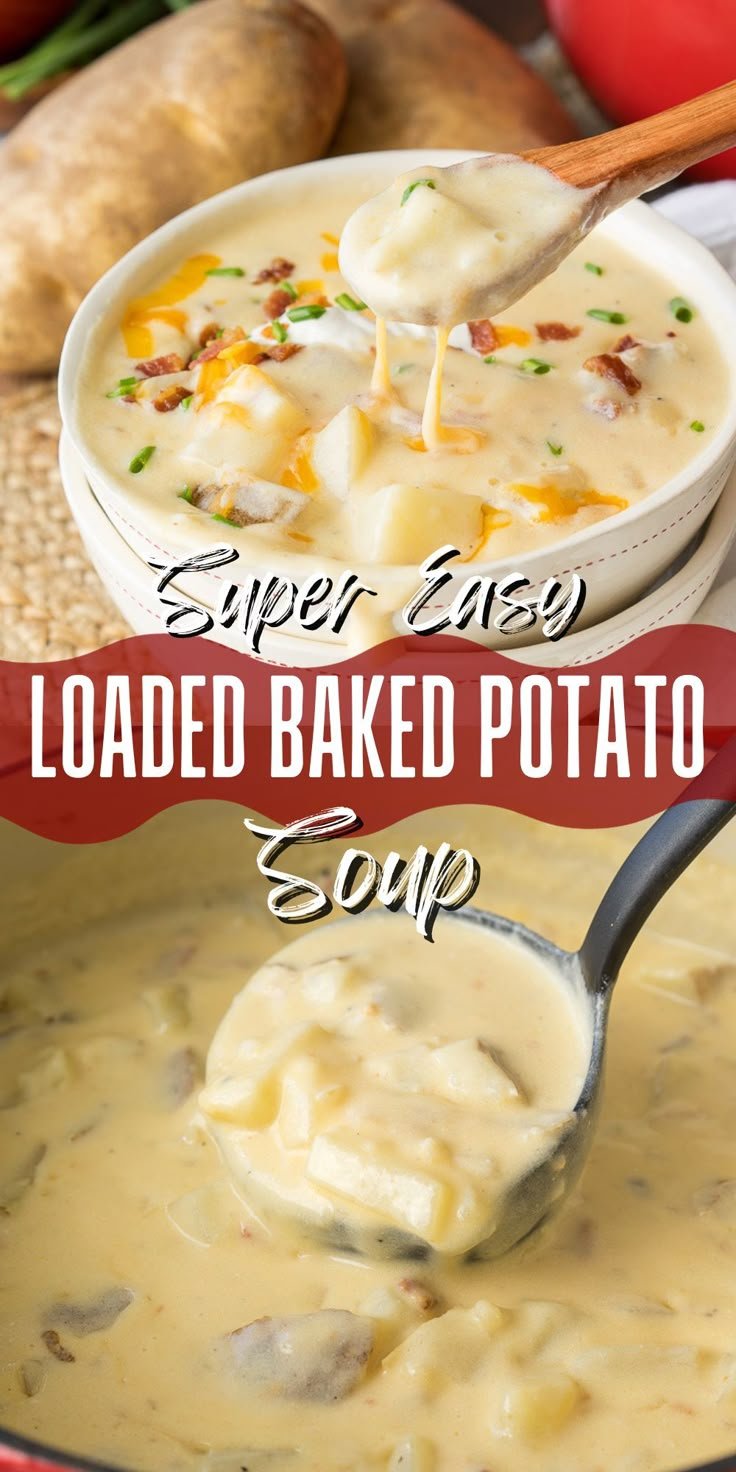 Loaded Baked Potato Soup Recipe