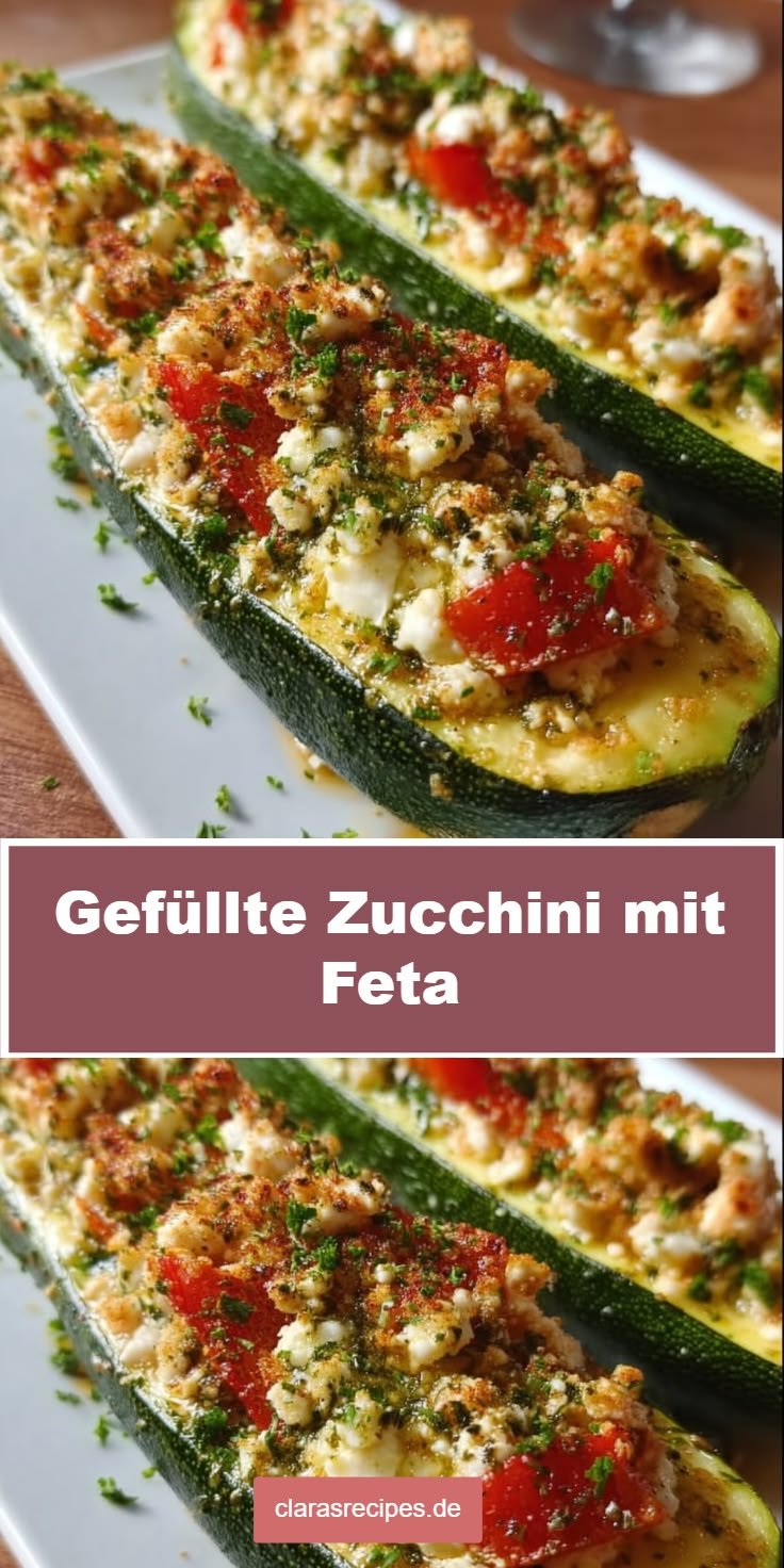 Schnelle Gefüllte Zucchini mit Feta – Ein herzhaftes Genussrezept