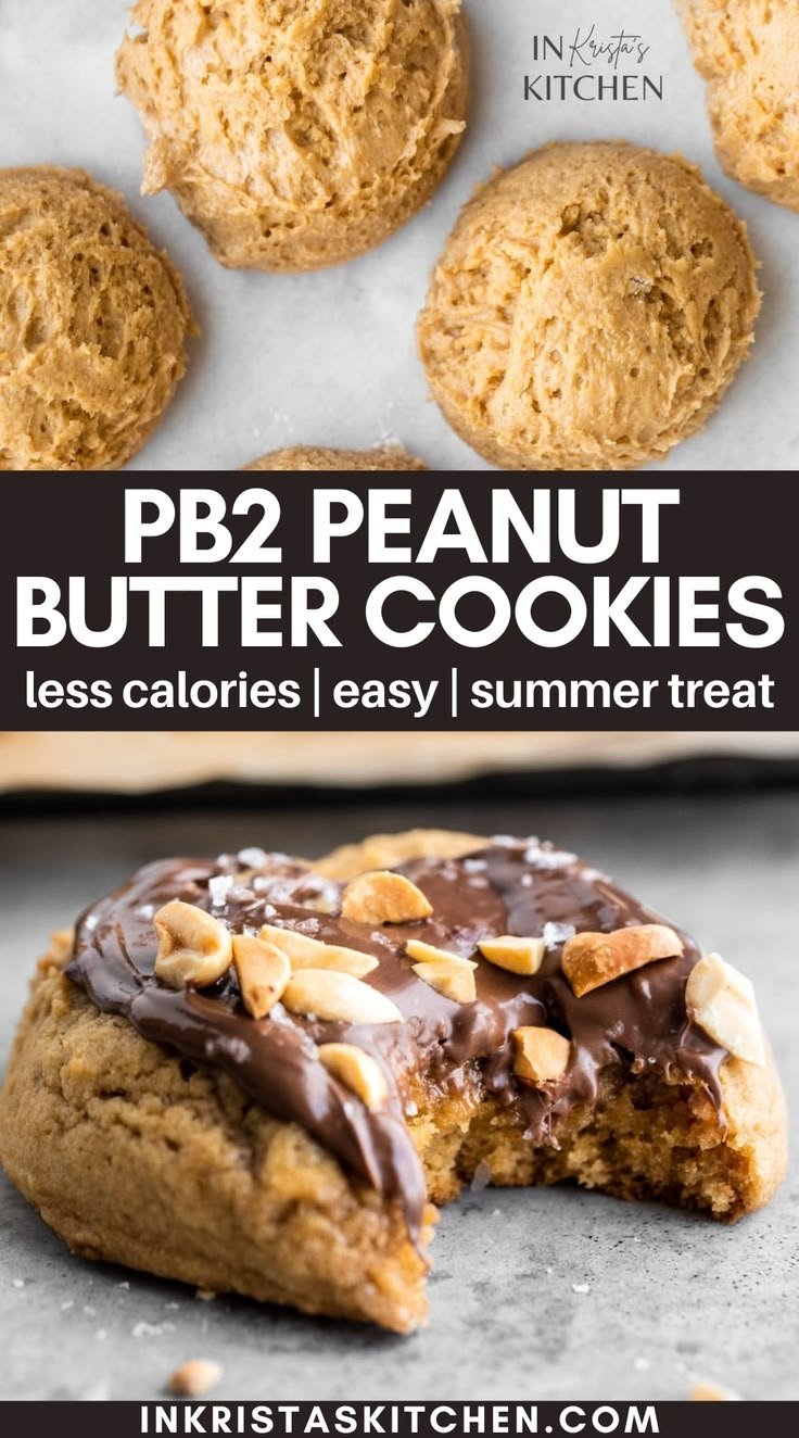 Easy PB2 Peanut Butter Cookies