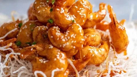 Honey Prawns - stays crispy for ages!