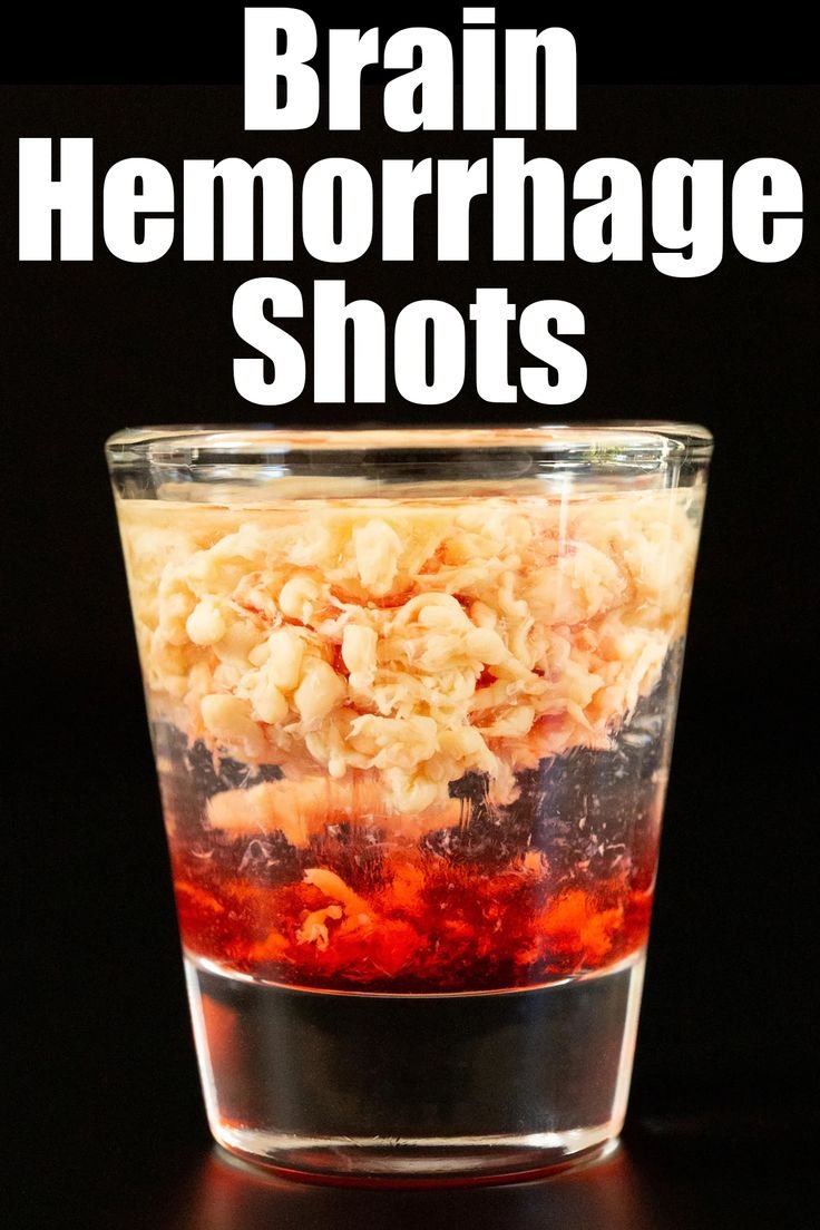 Halloween Brain Hemorrhage Shots