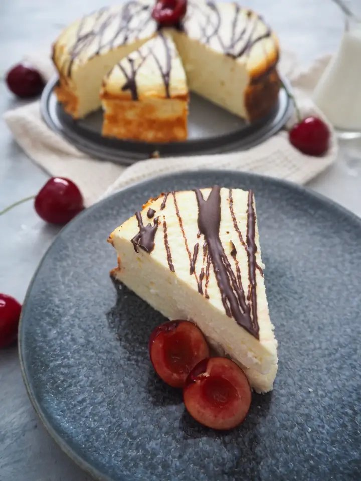 Zuckerfreier Kokosquarkkuchen