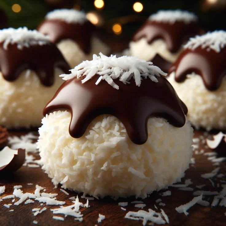 Kokoskuppeln - Rezept von Christina für leckeres Weihnachtsgebäck