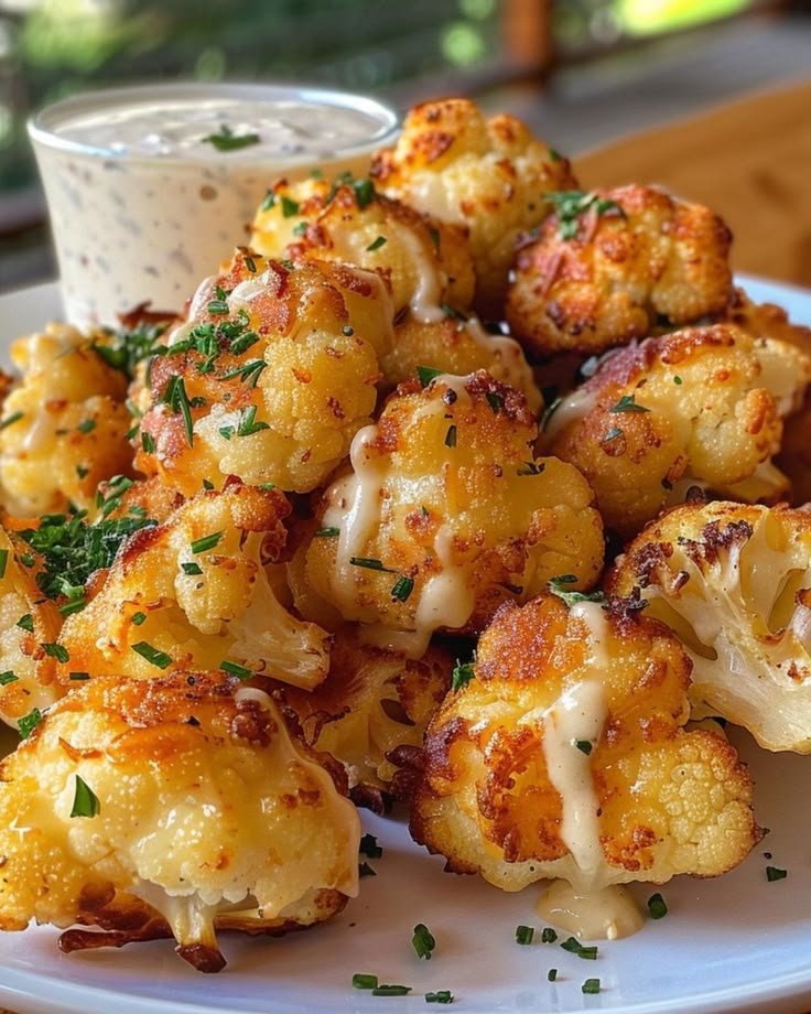 Épatantes bouchées de chou-fleur au fromage