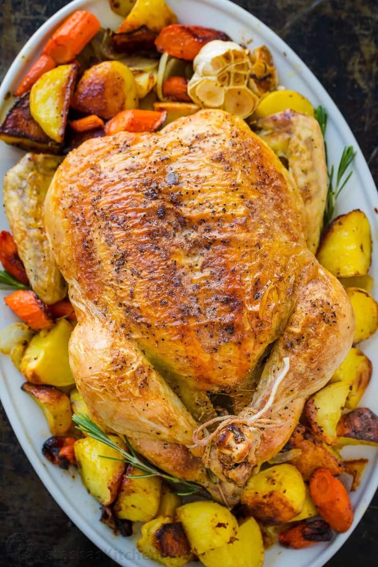 Juicy Roast Chicken and Vegetables (VIDEO)