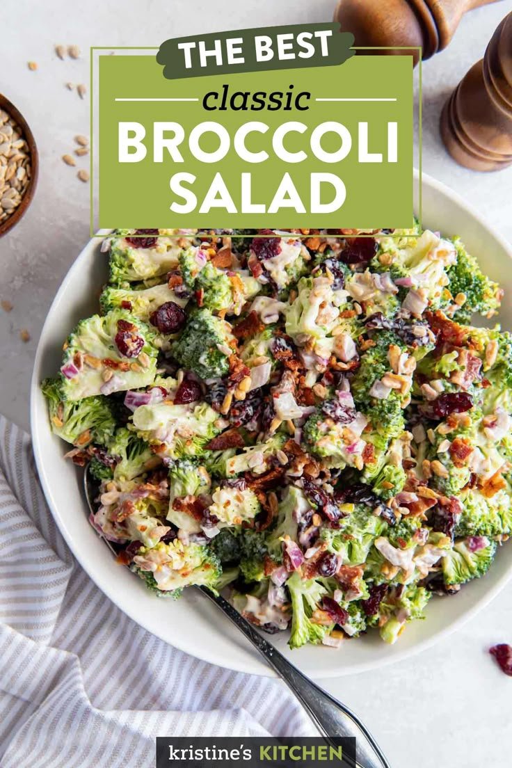 The Best Broccoli Salad