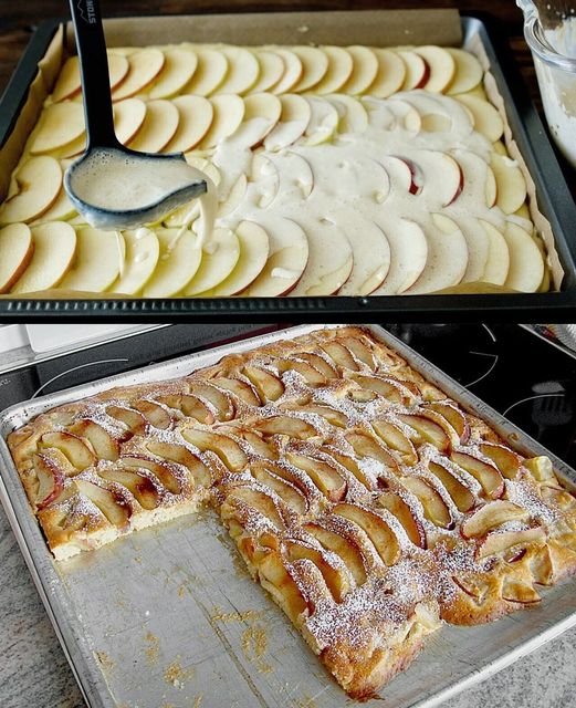 Fantastischer Apfelblechkuchen