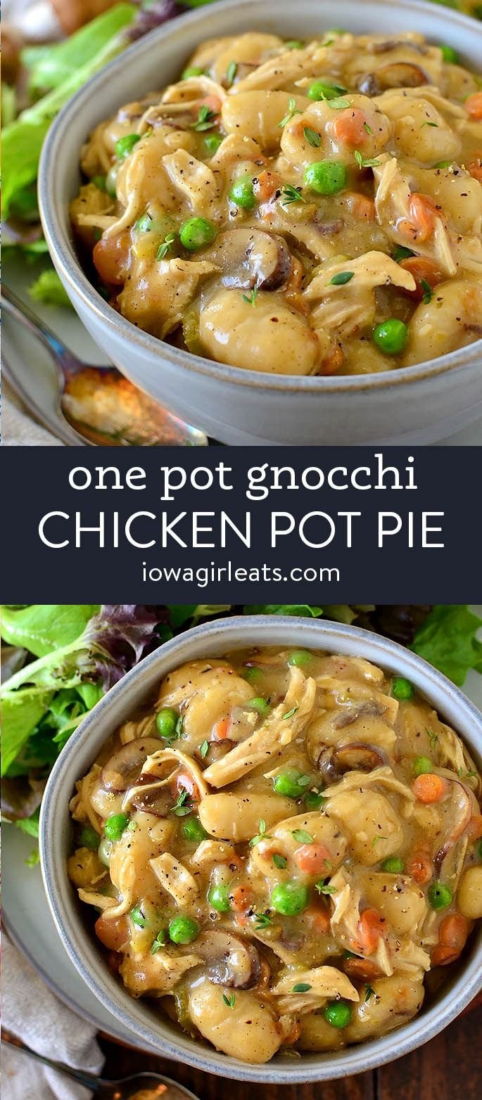 One Pot Gnocchi Chicken Pot Pie