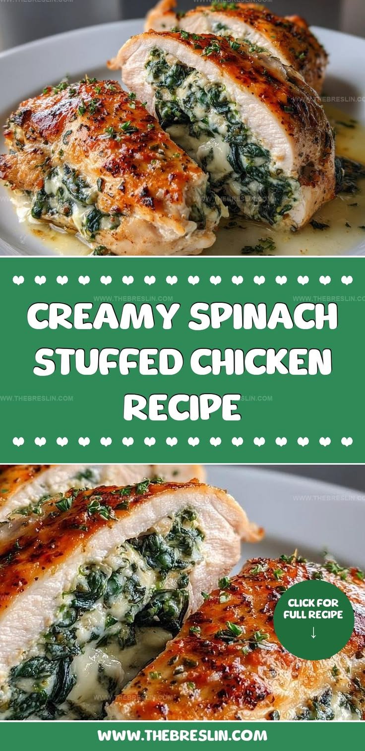 Savory Spinach Stuffed Chicken Recipe for Dinner Night