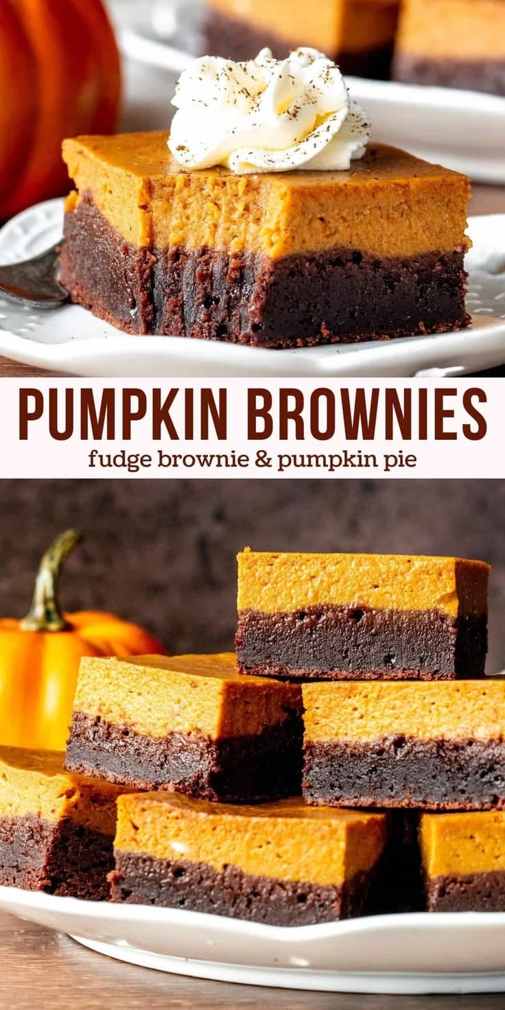 Pumpkin Brownies