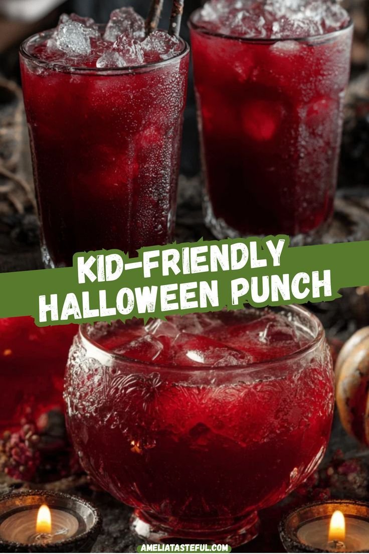 Creepy Halloween Punch for Kids | Fun Spooky Party Drink Recipe