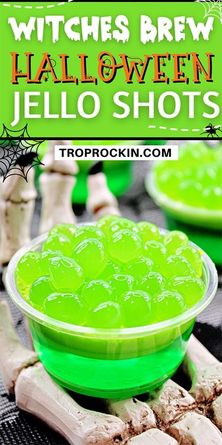 Witches Brew Halloween Jello Shots Recipe | Halloween party drink ideas, How to make halloween jello shots, Halloween jell-o shots