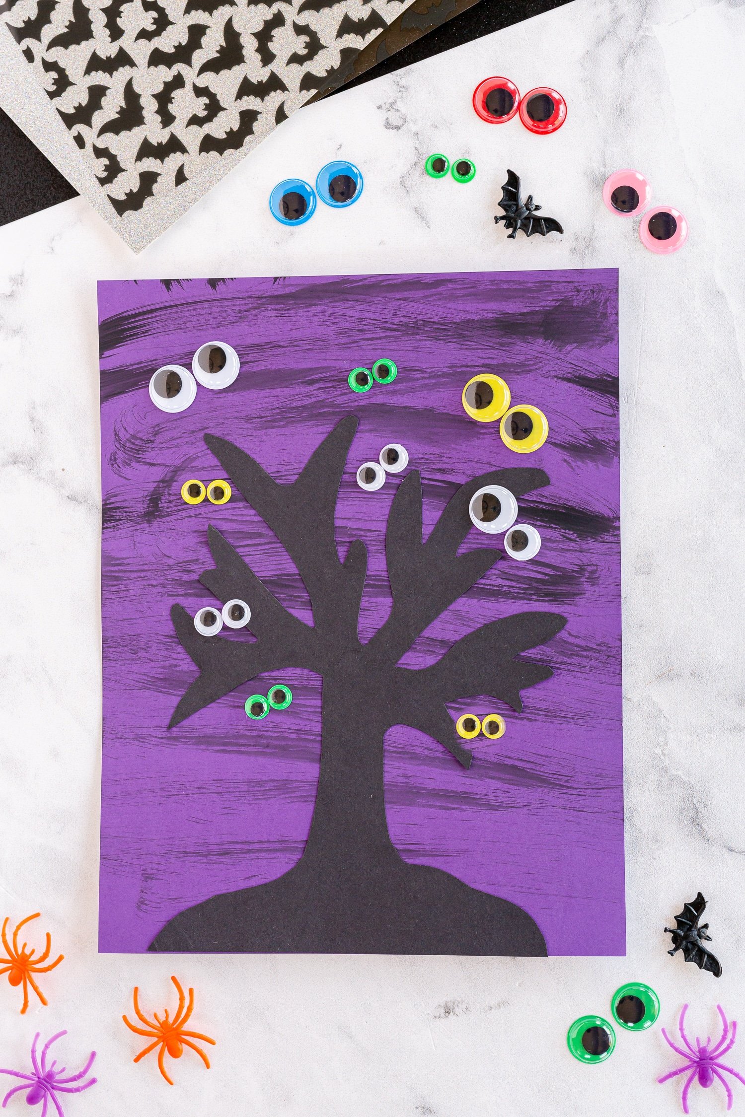Spooky Halloween Tree Craft