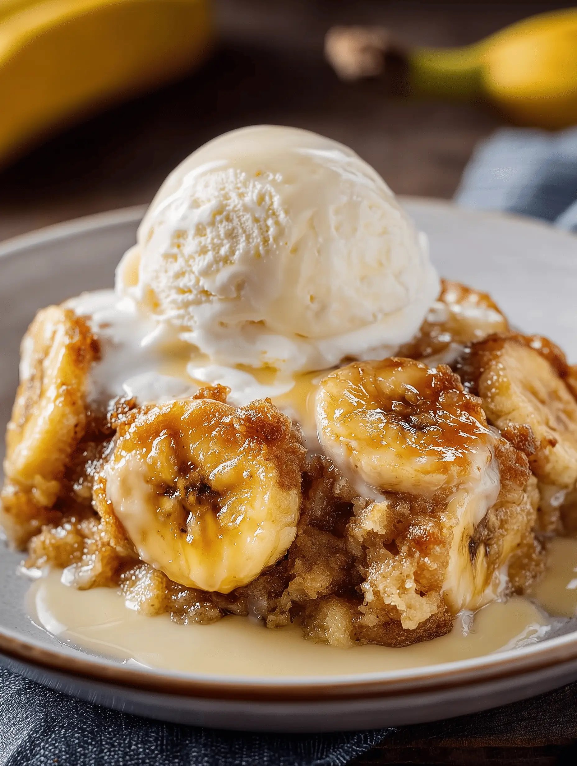 Southern Banana Cobbler