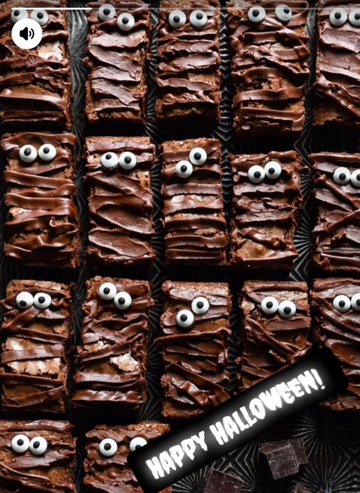 Halloween Mummy Brownies | Halloween bakery ideas, Halloween brownies ideas, Halloween food treats