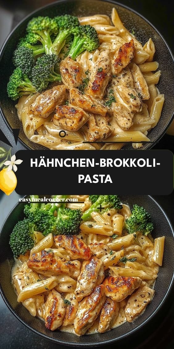 Hähnchen-Brokkoli-Pasta