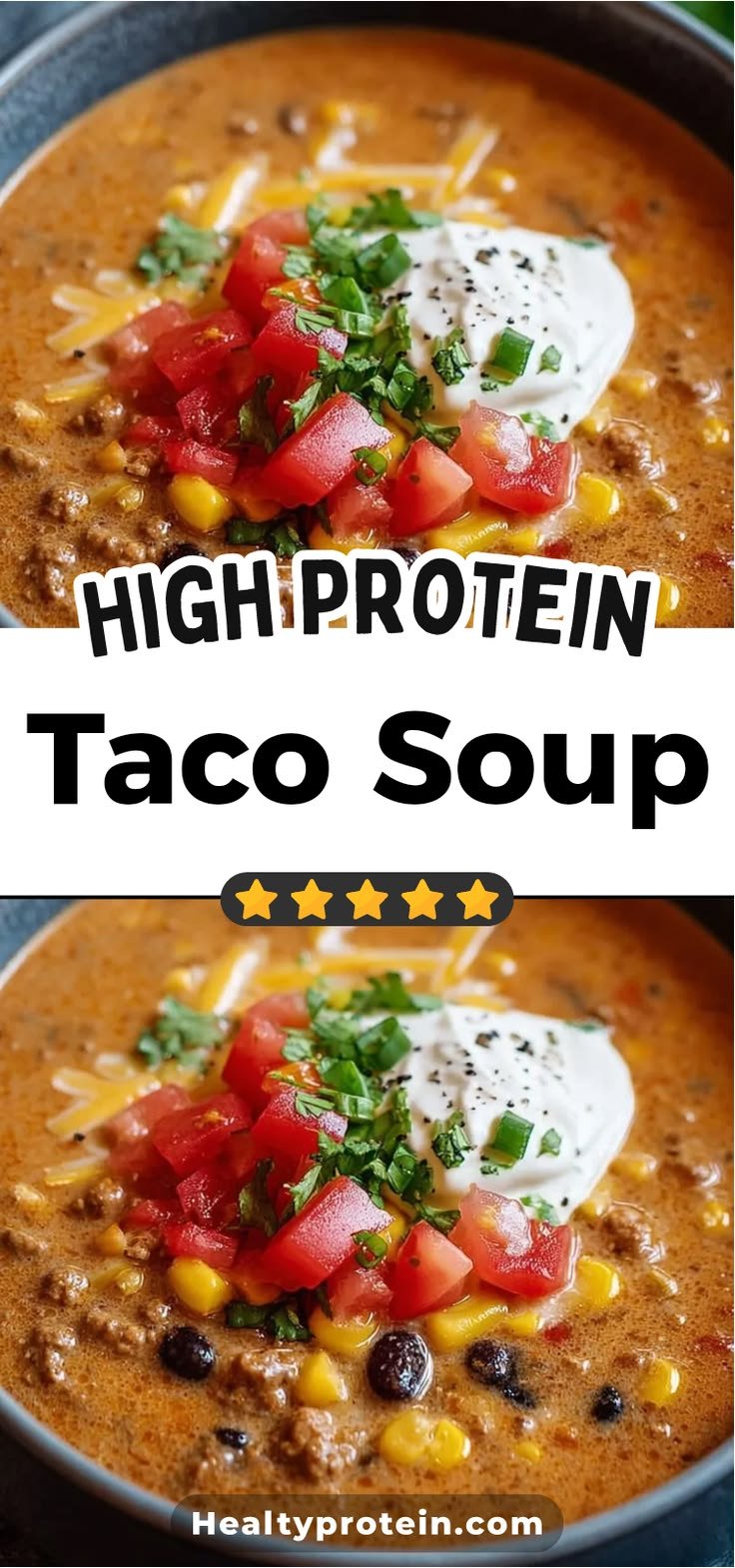 High Protein Taco Soup Ready In 45 Minutes
