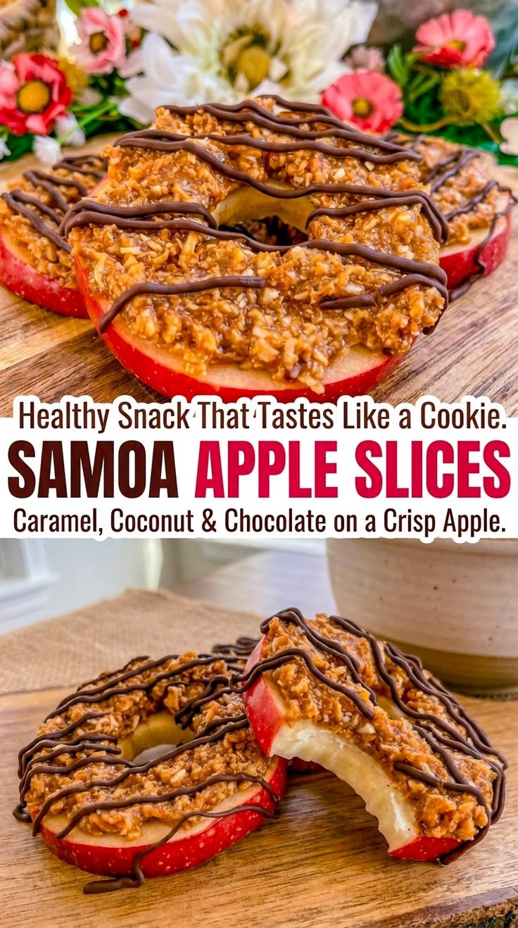 Samoa Apple Slices Recipe | Girl Scout Cookie-Inspired Healthy Apple Snack