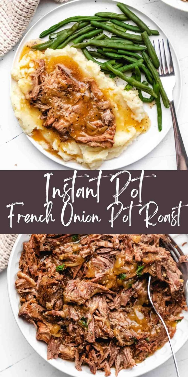 French Onion Pot Roast Recipe | French onion pot roast instant pot, Instant pot dinner recipes, Instant pot meals