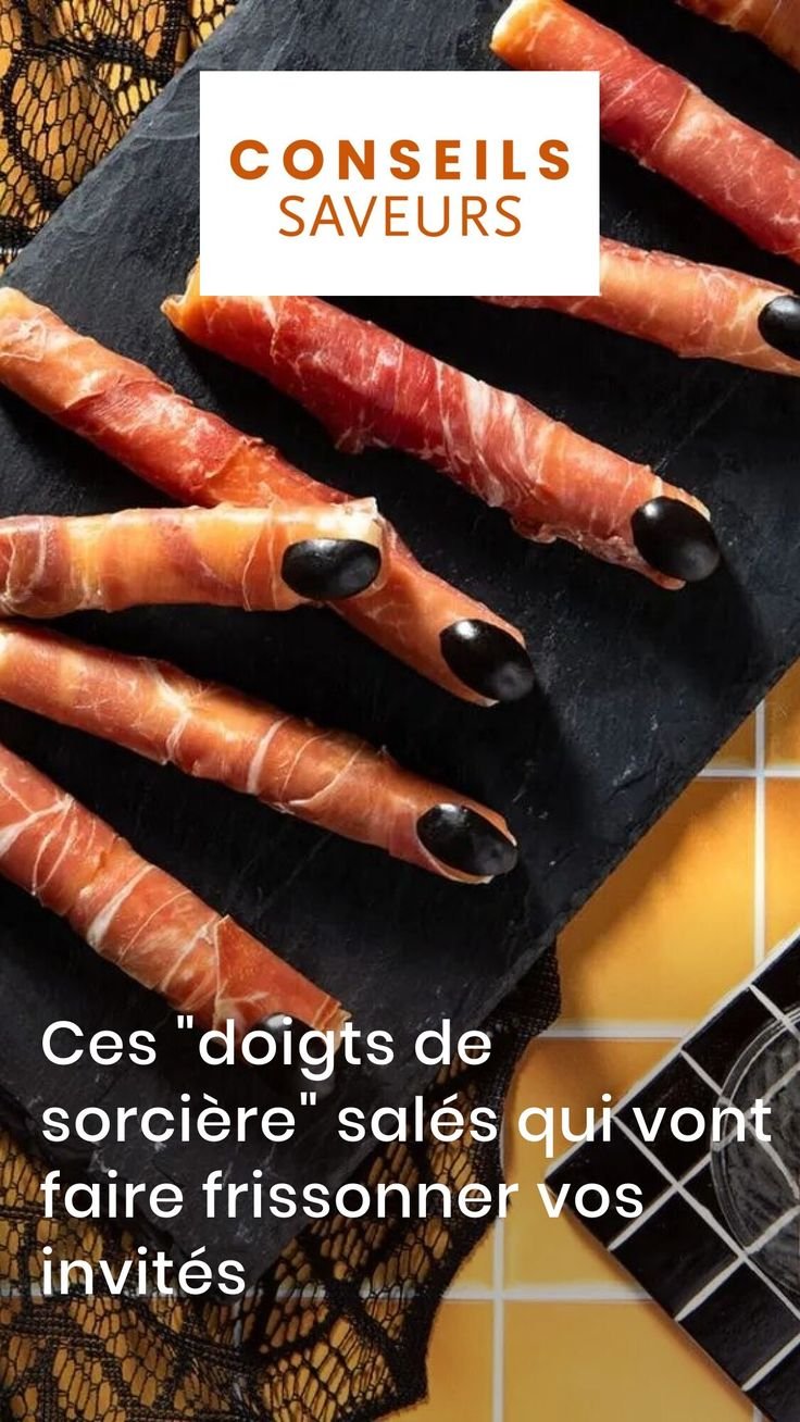 Apéro d’Halloween : ces "doigts de sorcière" salés qui vont faire frissonner vos invités