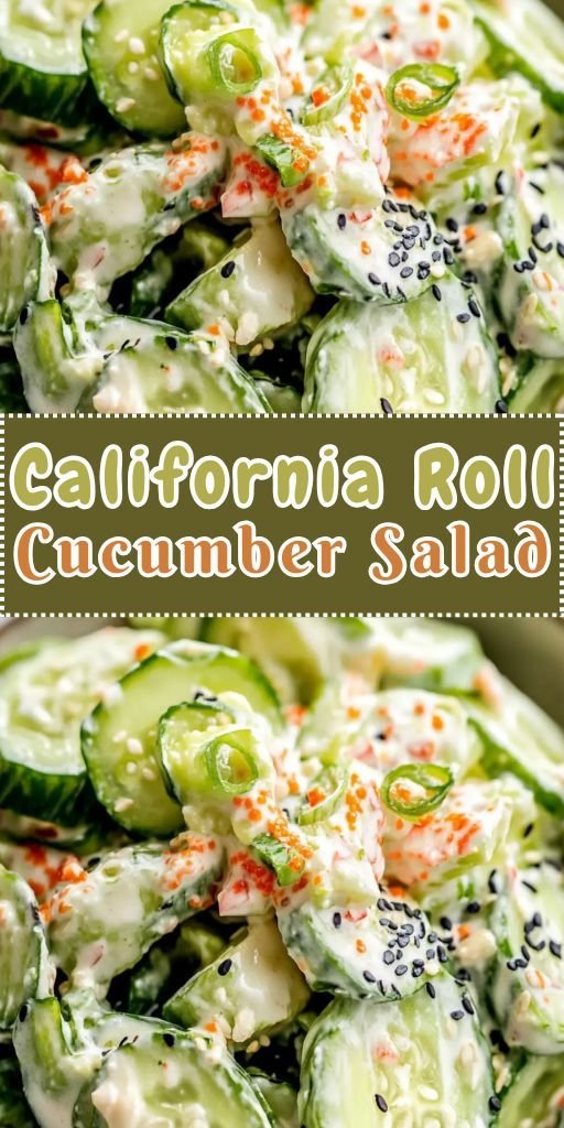 California Roll Cucumber Salad
