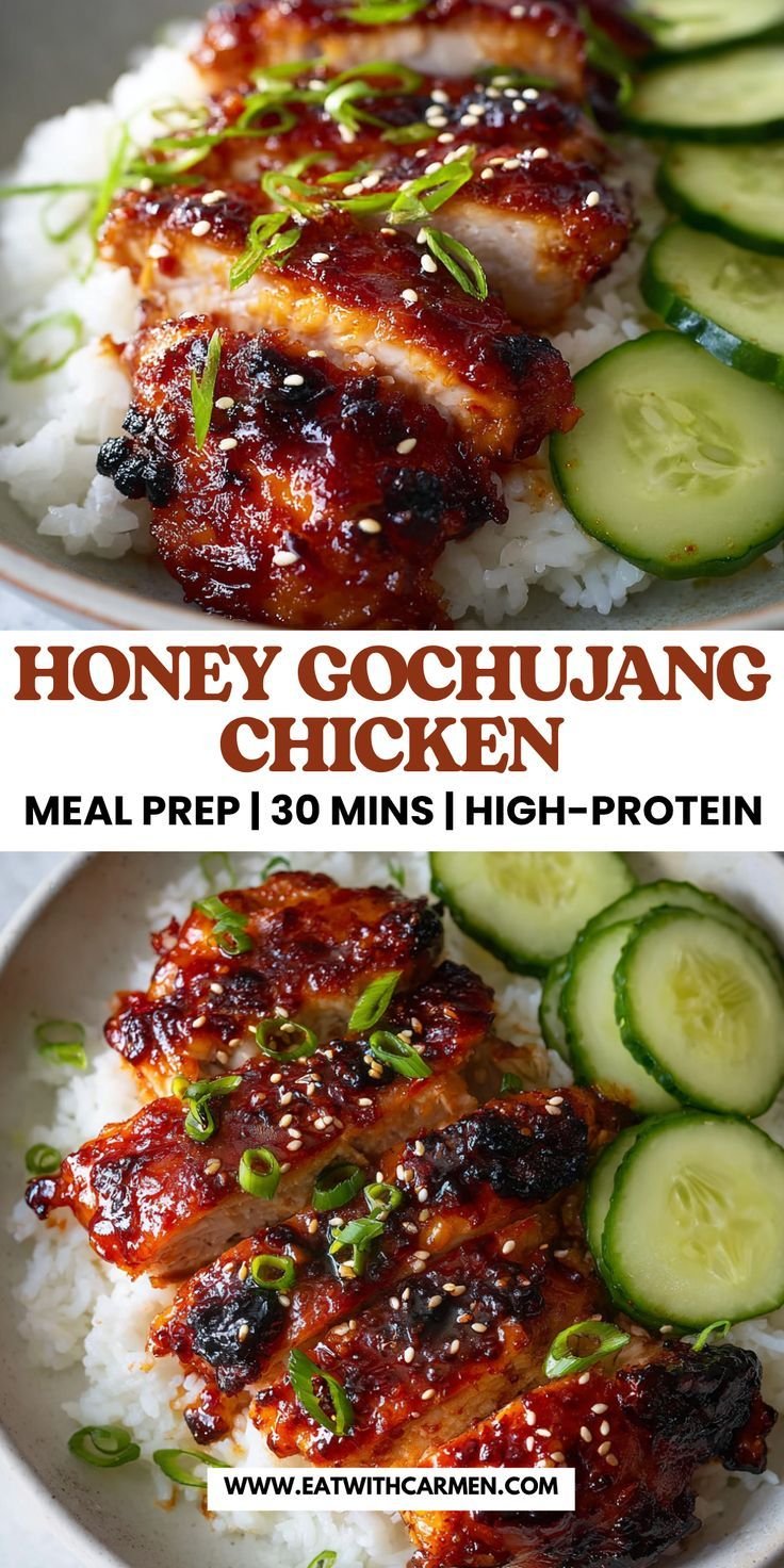 High-Protein Honey Gochujang Chicken - Perfect for Meal Prepping!