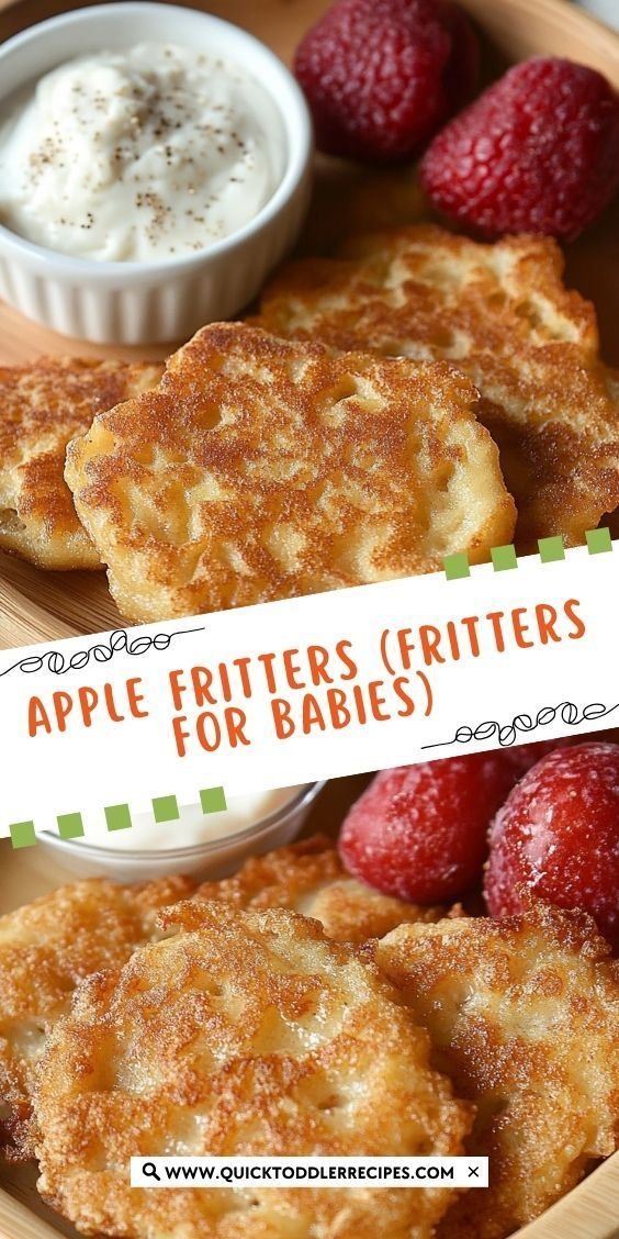 Apple Fritters (Fritters For Babies)
