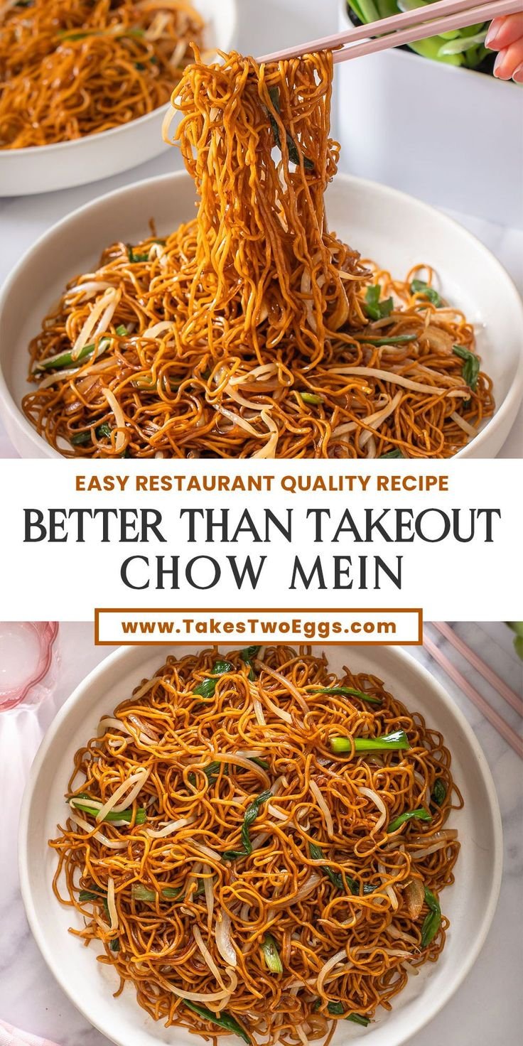 Easy Chow Mein Recipe | Better Than Takeout Noodles