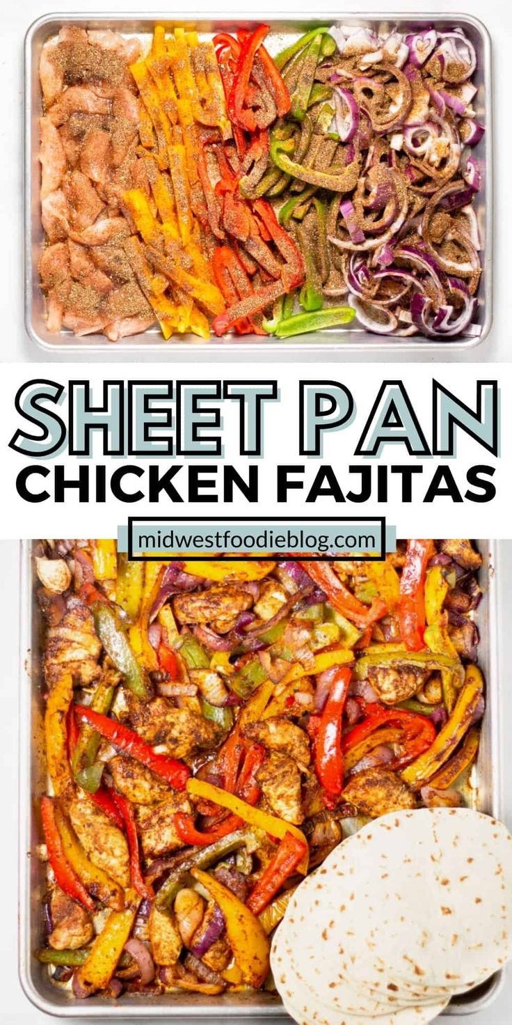 Sheet Pan Chicken Fajitas