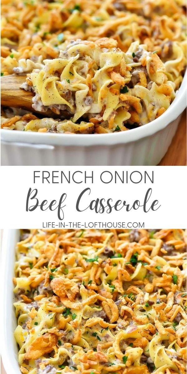 French Onion Beef Casserole