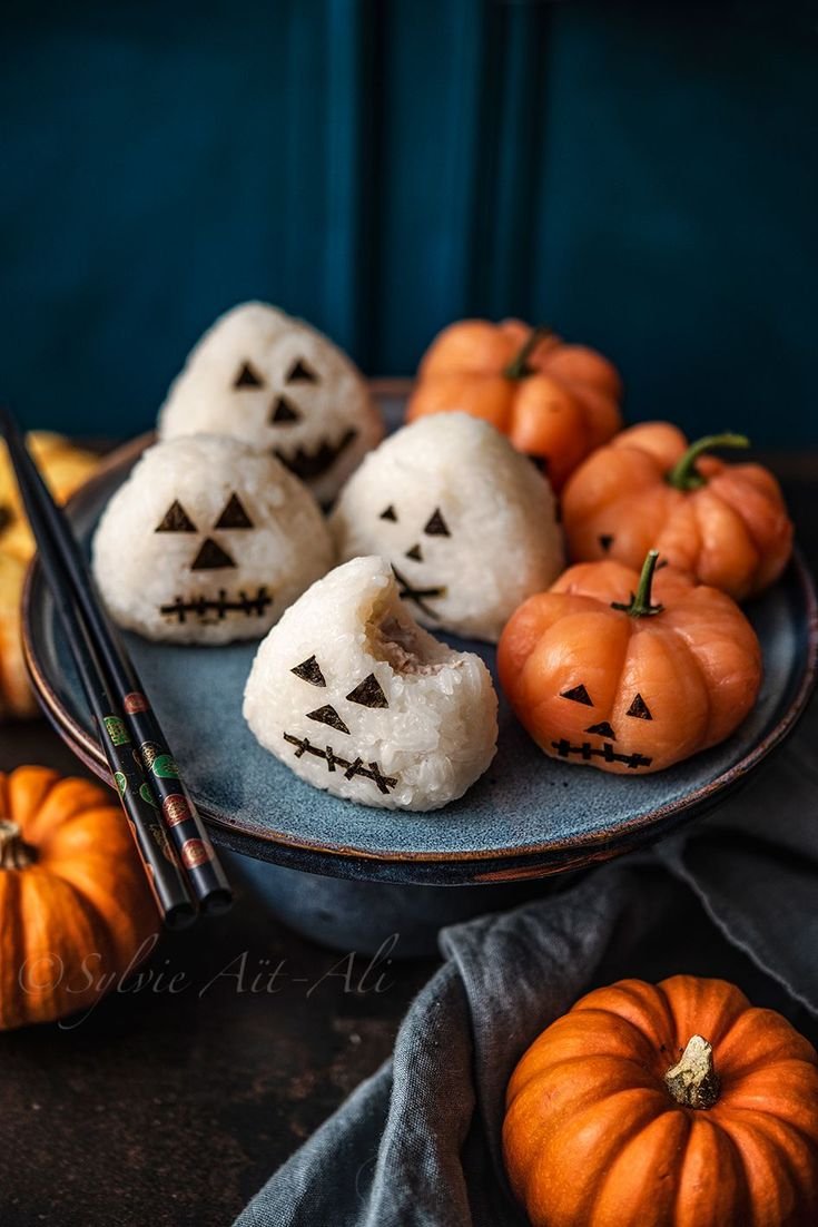 Onigiri d'halloween - Amuses bouche