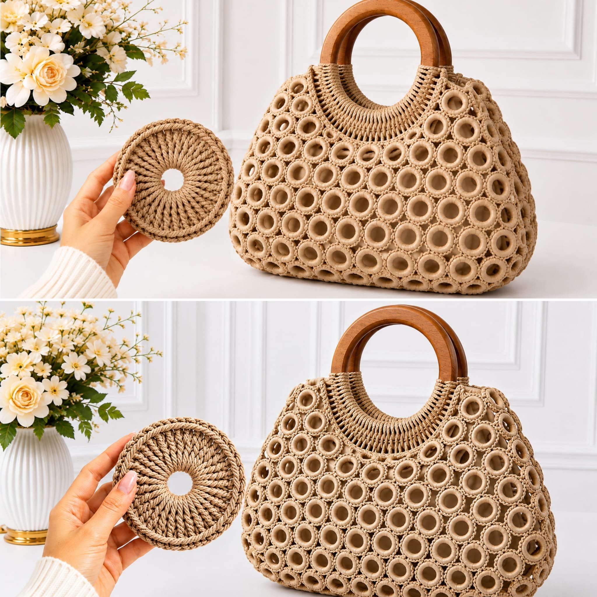 Crochet Ring Motif Bag: A Stylish, Ring-Centered Project