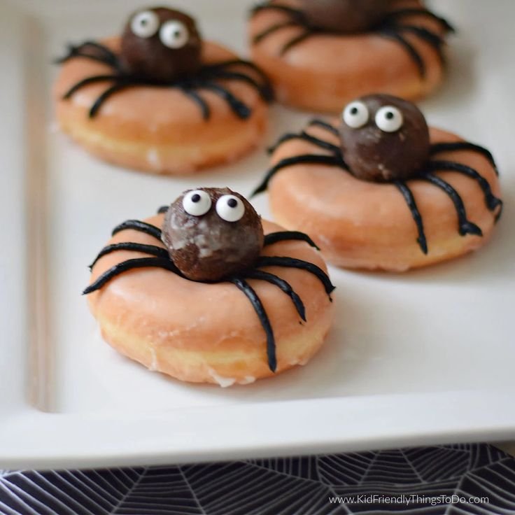 Adorable Spider Donuts