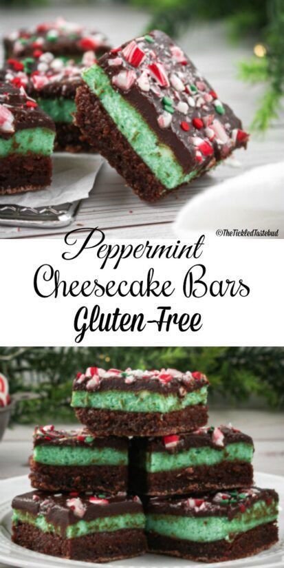Peppermint Cheesecake Bars