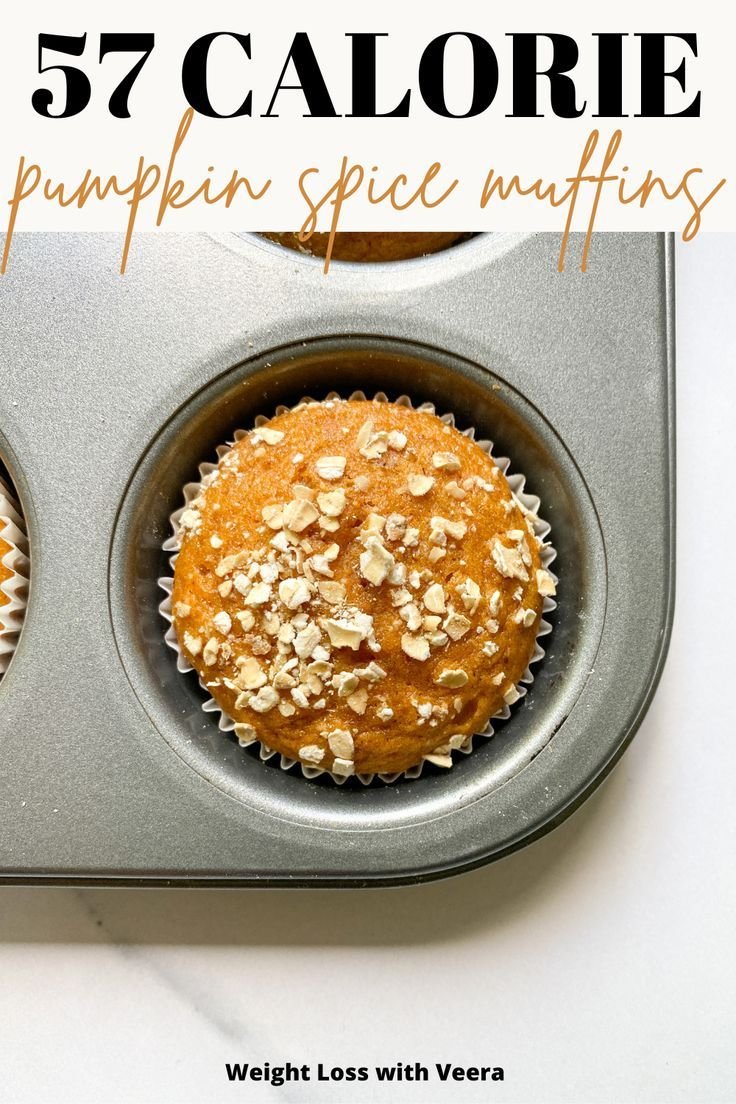 Low Calorie Pumpkin Muffins