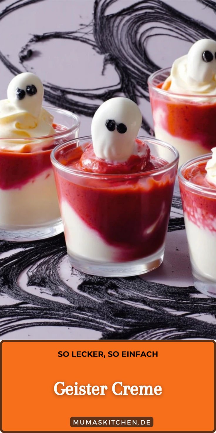 Halloween-Desserts zum Verlieben – probiere die Geister Creme