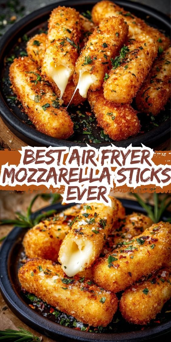 The Best Air Fryer Mozzarella Sticks