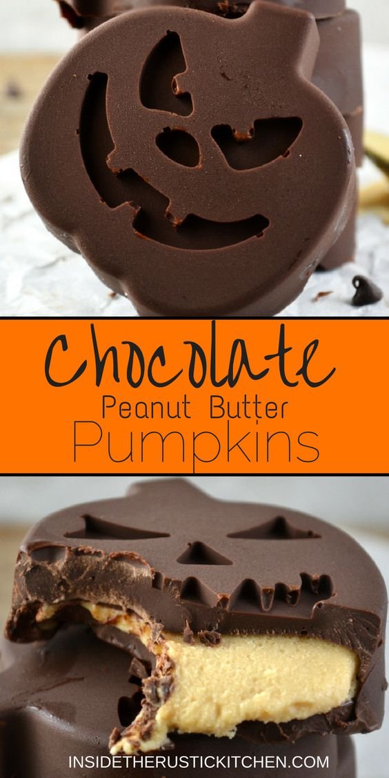 Chocolate Peanut Butter Pumpkins