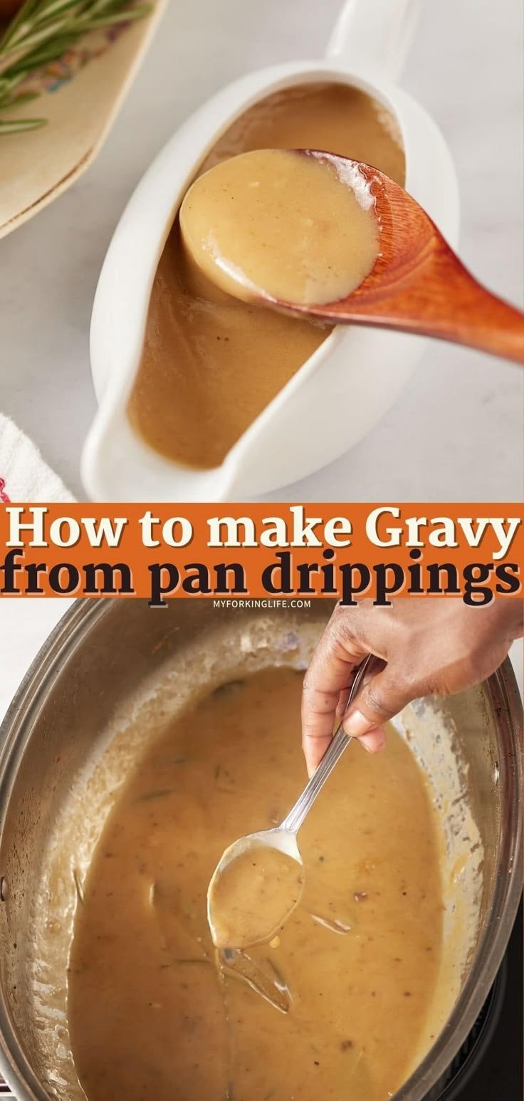 Thanksgiving gravy ideas | Homemade gravy dish, Dripping gravy recipe, Brown gravy