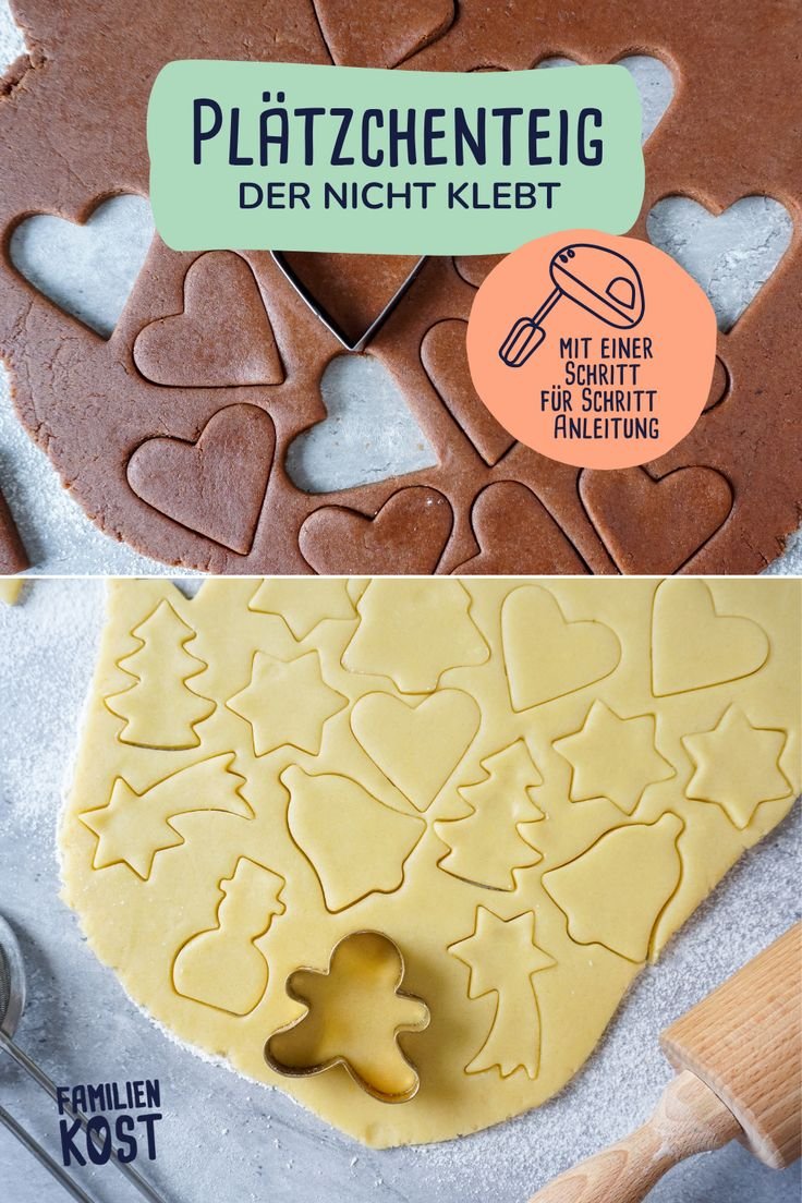 Plätzchenteig, der nicht klebt und immer gelingt