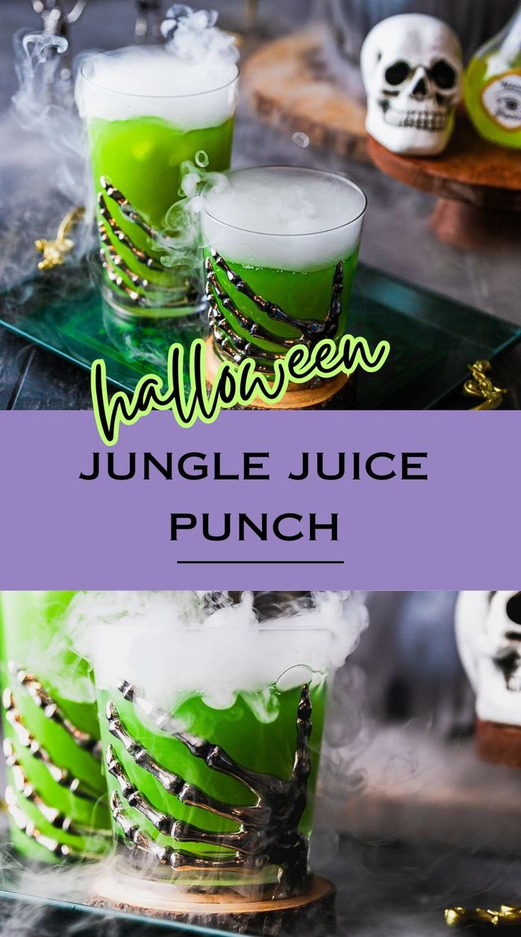 Spooktacular Halloween Jungle Juice: A Frighteningly Good Party Drink!