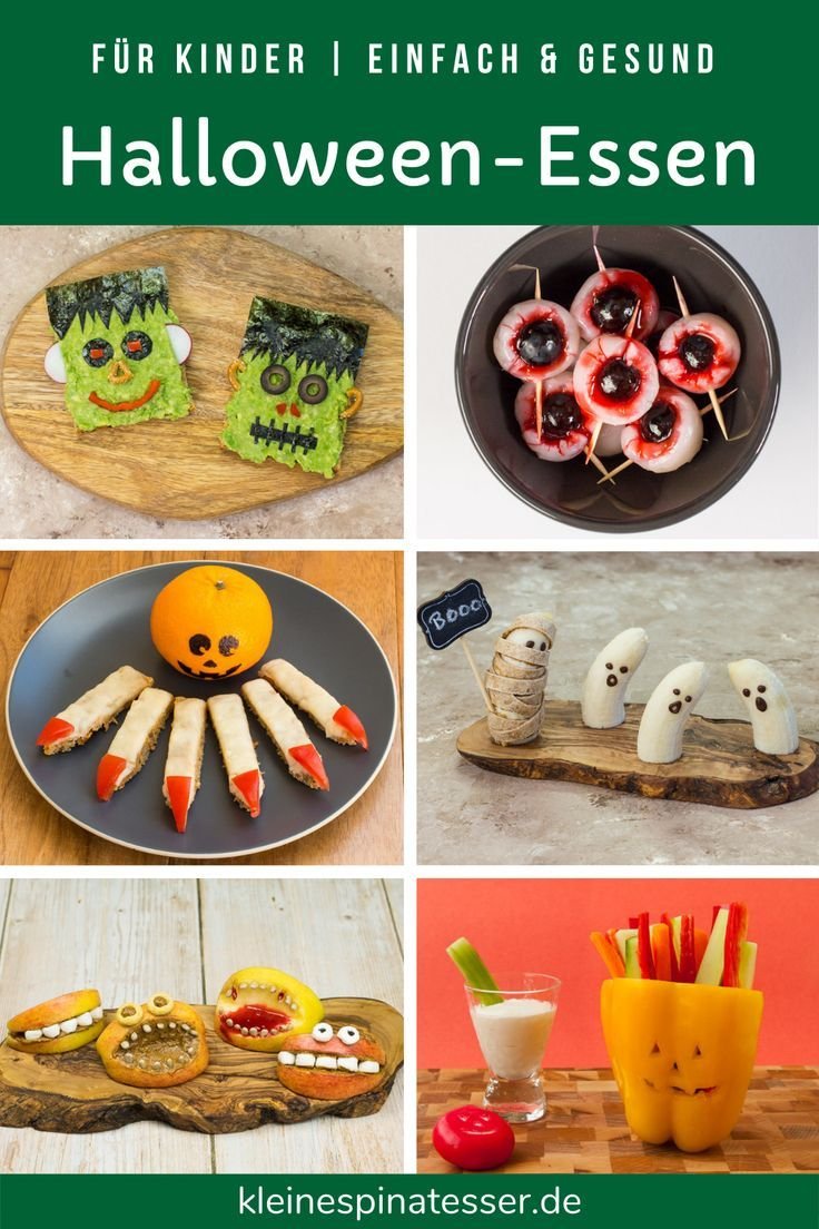 Halloween-Essen für Kinder - gesunde Ideen