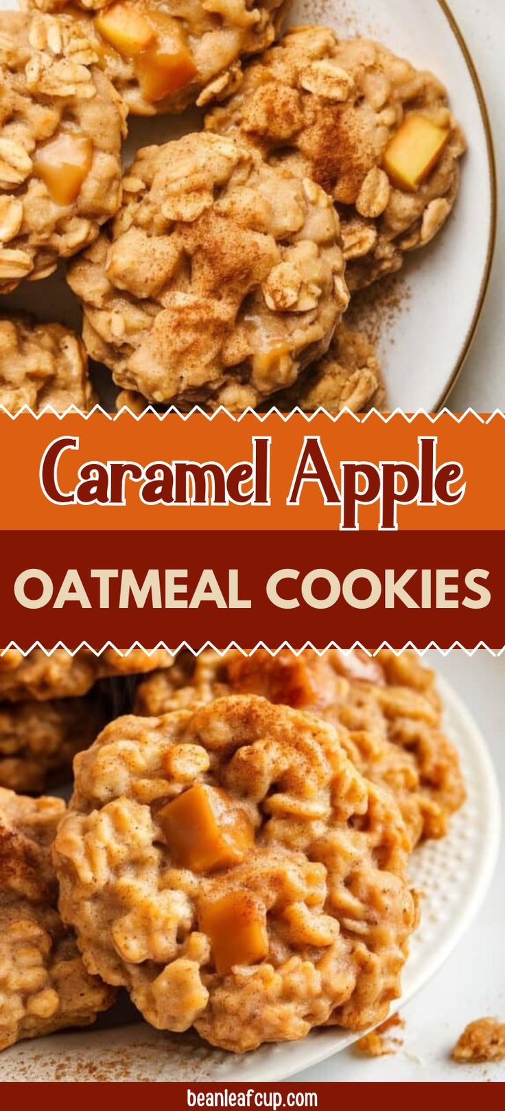 Caramel Apple Oatmeal Cookies