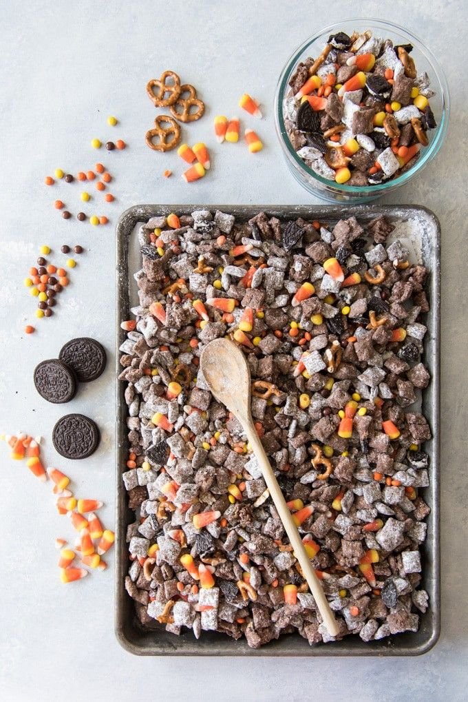 Halloween Chex Mix Muddy Buddies