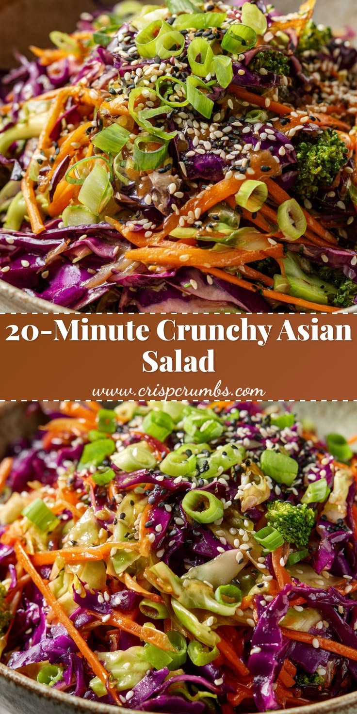 The Best Crunchy Asian Cabbage Salad (20-Minute Recipe)