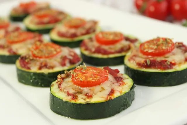 Zucchini Pizza Bites