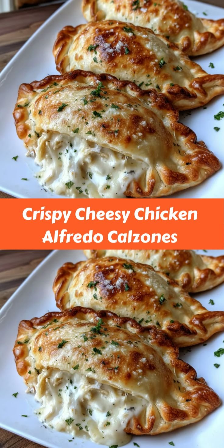 Chicken Alfredo Pizza Pockets